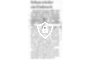 Schon wieder ein Einbruch