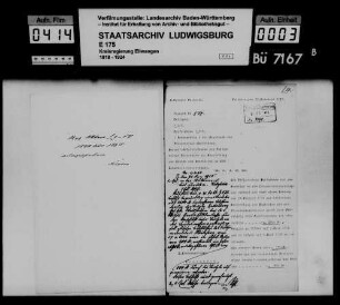 Schuldenwesen der Teilgemeinde Rattenharz, Gemeindebezirk Waldhausen
