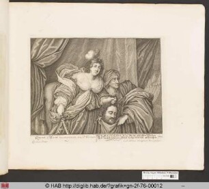 [Judith mit dem Haupt des Holofernes.]
