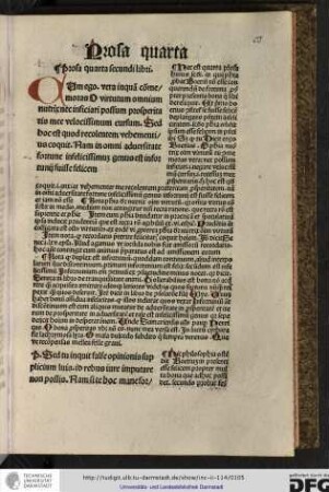 Cum ego vera inquam commemoras O virtutum omnium nutrix nec inficiari possum prosperitatis mee velocissimum cursum...