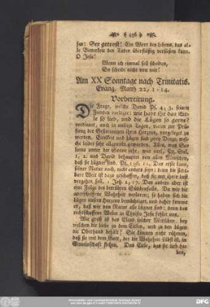 Am XX Sonntage nach Trinitatis. Evang. Matth. 22, 1 - 14.