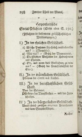 Hypothetische Social-Pflichten