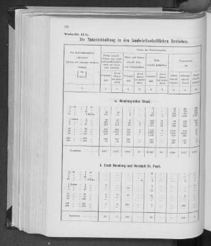 Tabelle IIb. Die Nutzviehhaltung in den landwirthschaftlichen Betrieben.
