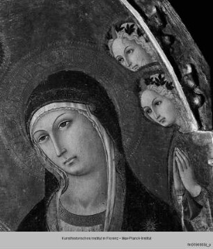 Thronende Madonna mit dem Kind und Heiligen : Thronende Madonna mit dem Kind
