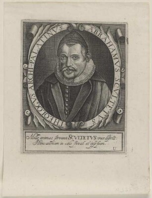 Bildnis des Abrahamvs Scvltetvs