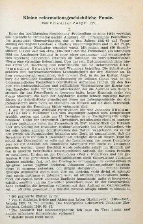 87-90 Kleine reformationsgeschichtliche Funde