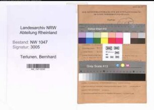 Entnazifizierung Bernhard Terlunen , geb. 03.12.1907 (Beamter)