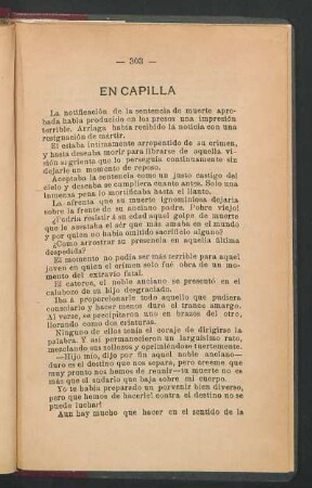En capilla