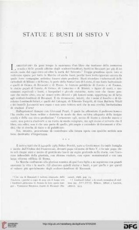 19: Statue e busti di Sisto V
