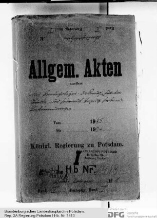 Bestimmungen über die Feuer- und Baupolizei in den Städten. Baupolizeiordnungen