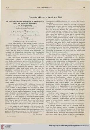 4: Die königlichen Gärten Oberbayerns in kunstgeschichtlicher und kritischer beleuchtung, [8]