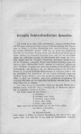 Herzoglich Sachsen-Ernestinischer Hausorden