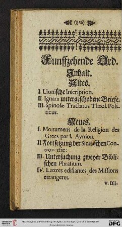 Funffzehende Ord.