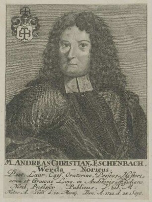Bildnis des Andreas Christian. Eschenbach