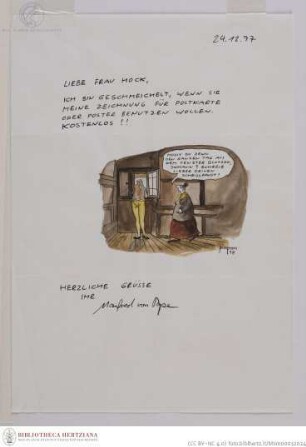 Goethe am Fenster I