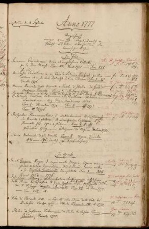 Verzeichniß einiger vom Hhn. Legationsrath v. Mühl aus Wien übersandten italienischen Bücher. - Verzeichniß einiger Wienerischen vom Hhn. Legationsrath v. Mühl übersandten Bücher.