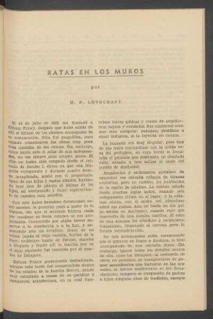 Ratas en los muros