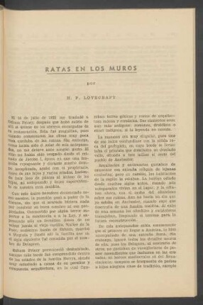 Ratas en los muros