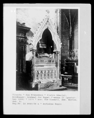 Grabmal Papst Clemens' IV.