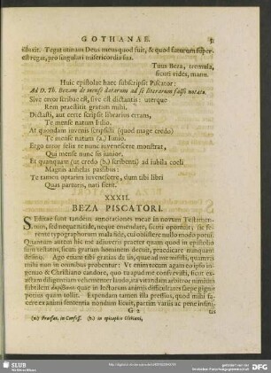 XXXII. Beza. Piscatori