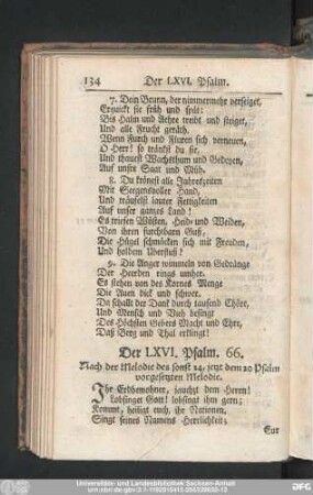 Der LXVI. Psalm. 66.