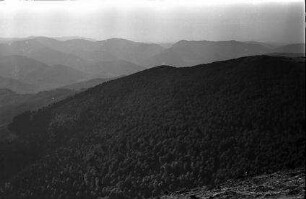 Vogesen: Routes des Crêtes, Rundblick vom Sulzer Belchen