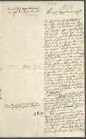 Brief von Regensburgische Botanische Gesellschaft an Regenkreis / Kammer des Innern