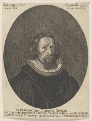 Bildnis des Io. Benedictus Carpzov