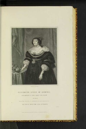 Elizabeth Queen of Bohemia. Daughter of King James the First.