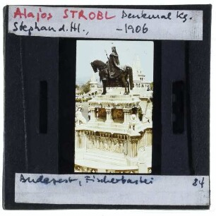 Budapest, Kisfaludi-Stróbl, Denkmal König Stephan des Heiligen