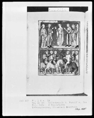 Rudolf von Ems, Weltchronik — ---, Folio 182versoBildseite