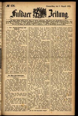 Ausgabe vom Donnerstag, den 03. August 1882.