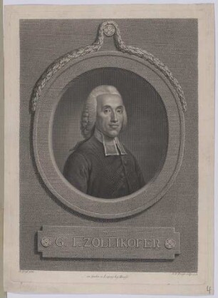 Bildnis des G. I. Zollikofer