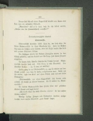 Dreiundzwanzigstes Kapitel. Erlebnisse.