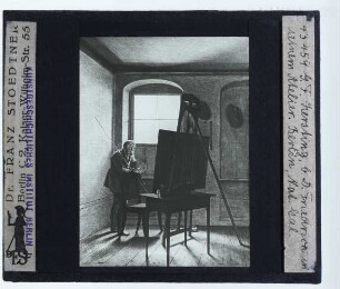 Kersting, Caspar David Friedrich in seinem Atelier (1812) (Berlin ANG A I 931)