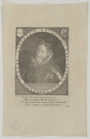 Bildnis des Rvdolphvs II., römisch-deutscher Kaiser