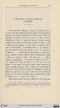 5.Ser.3.1892: I monumenti antichi cristiani di Fidene