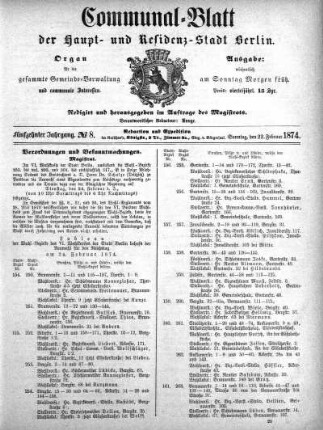1874,8: No. 8, 22. Februar 1874