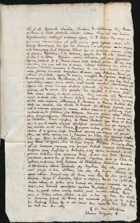 5 lat. Briefe, Basel 1669–1687