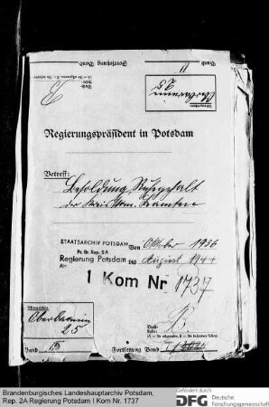 Besoldung, Ruhegehalt, Witwen- und Waisenversorgung der Kreiskommunalbeamten im Kreis Oberbarnim