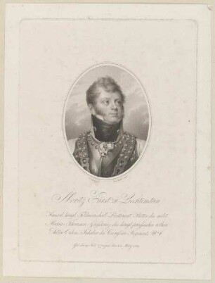 Bildnis des Moritz Fürst zu Liechtenstein
