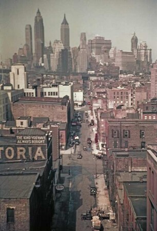 New York, Blick auf Manhattan : Reisefotos USA. New York. Ortsteilansicht von Manhattan
