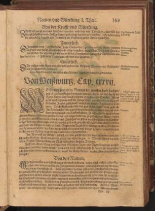 Von Weißwurtz, Cap. CXXXII