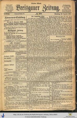 22.12.1901 (Erstes Blatt)