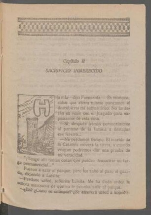 Capítulo II - Sacrificio inmerecido