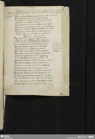 [Faszikel 1] 1490. Indus poeta in violatam fidem Regis Bohemiae Wladislai filii Kazimiri Regis Poloniae Magni ducis Lithuanie, Russiae Prussiaeque domini.