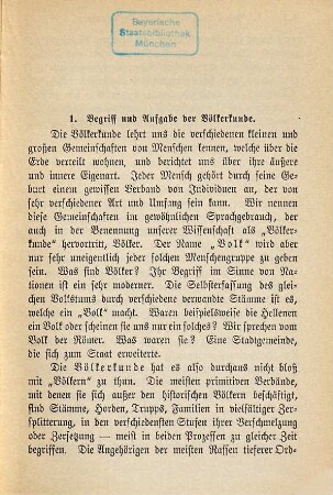 Völkerkunde