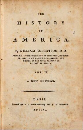 The history of America, 3.