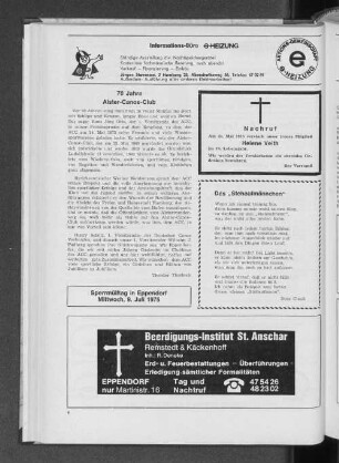 70 Jahre Alster-Canoe-Club