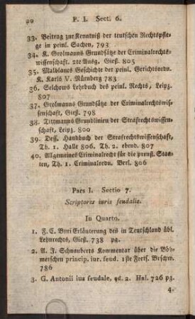 Sectio 7. Scriptores iuris feudalis.